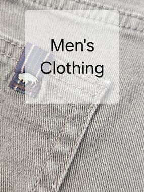 Gray Denim Jacket with Branded Tab